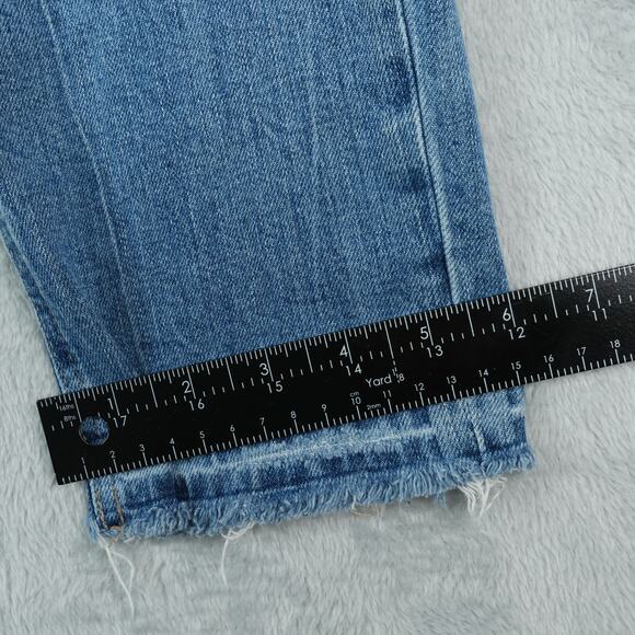 Lucky Brand Jeans Womens 0/25 Blue Distressed Denim Sienna Slim Boyfriend - Picture 7 of 12